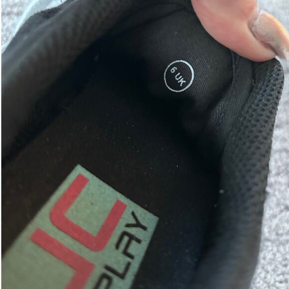 JC Play by Jeffrey Campbell Black Canvas 2” Platform Creeper Sneakers US Size 8 - Picture 9 of 9